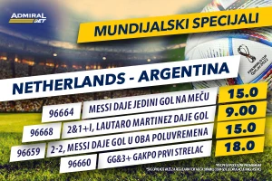 Mesi daje jedini gol i Argentina je u polufinalu! Proverite na AdmiralBetu!
